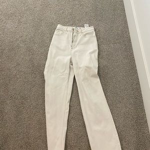 hollister curvy ultra high rise dad jeans
